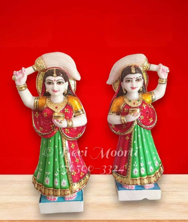 Marble Riddi Siddhi Statue
