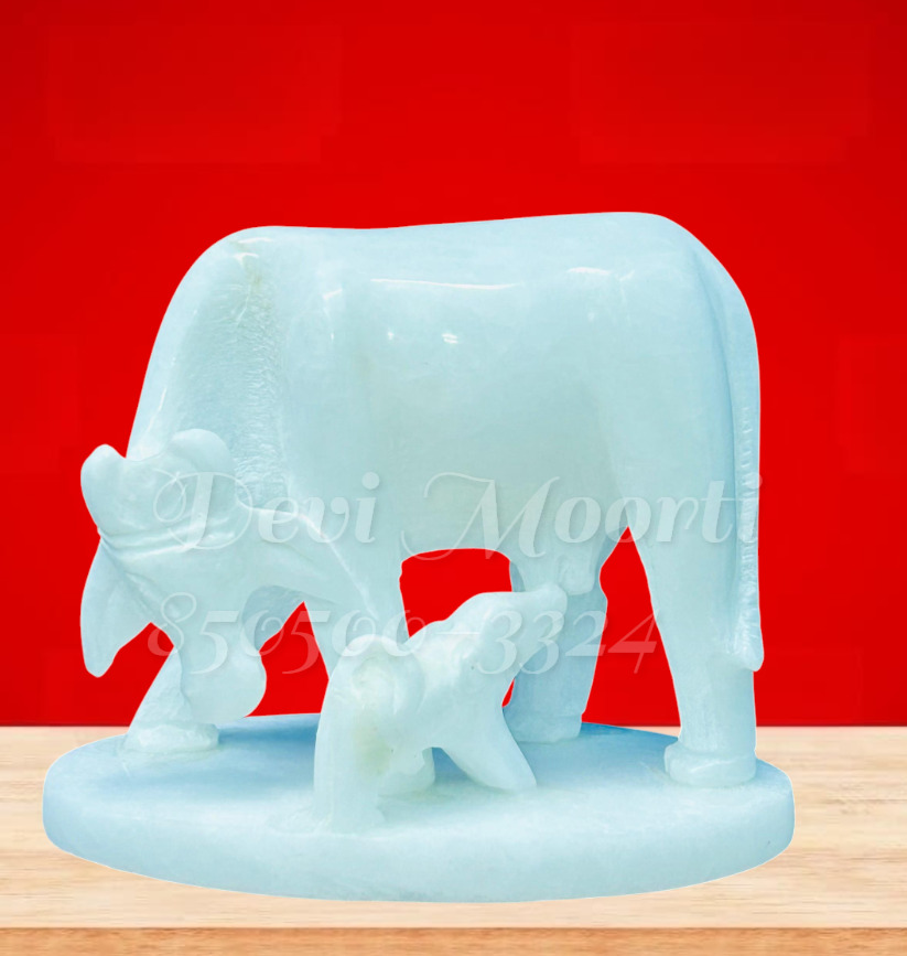 White Marble Cow Calf