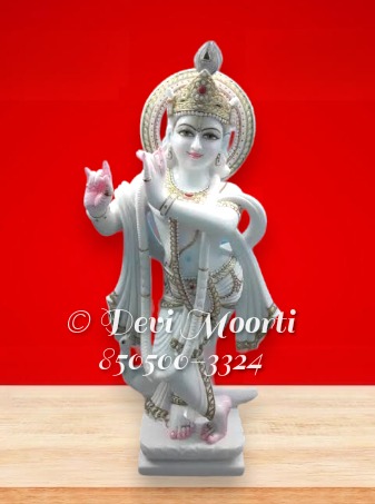 marble radha krishna idol